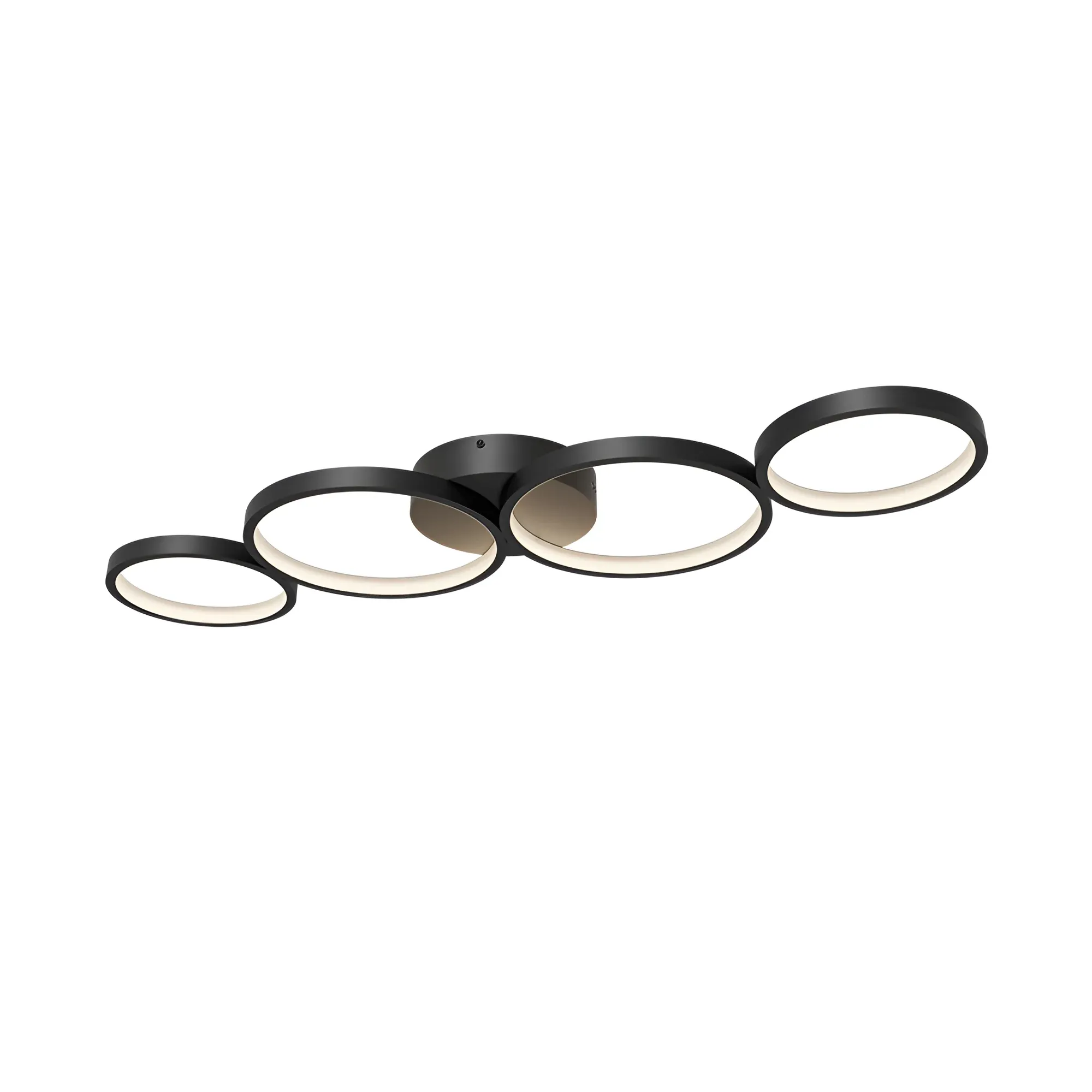 LED PLAFONJERA OKRUGLA 60W CRNA 3CCT DIM