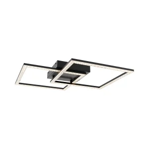 LED PLAFONJERA 55W CRNA 3CCT DIM