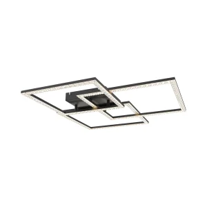 LED PLAFONJERA 80W CRNA 3CCT DIM