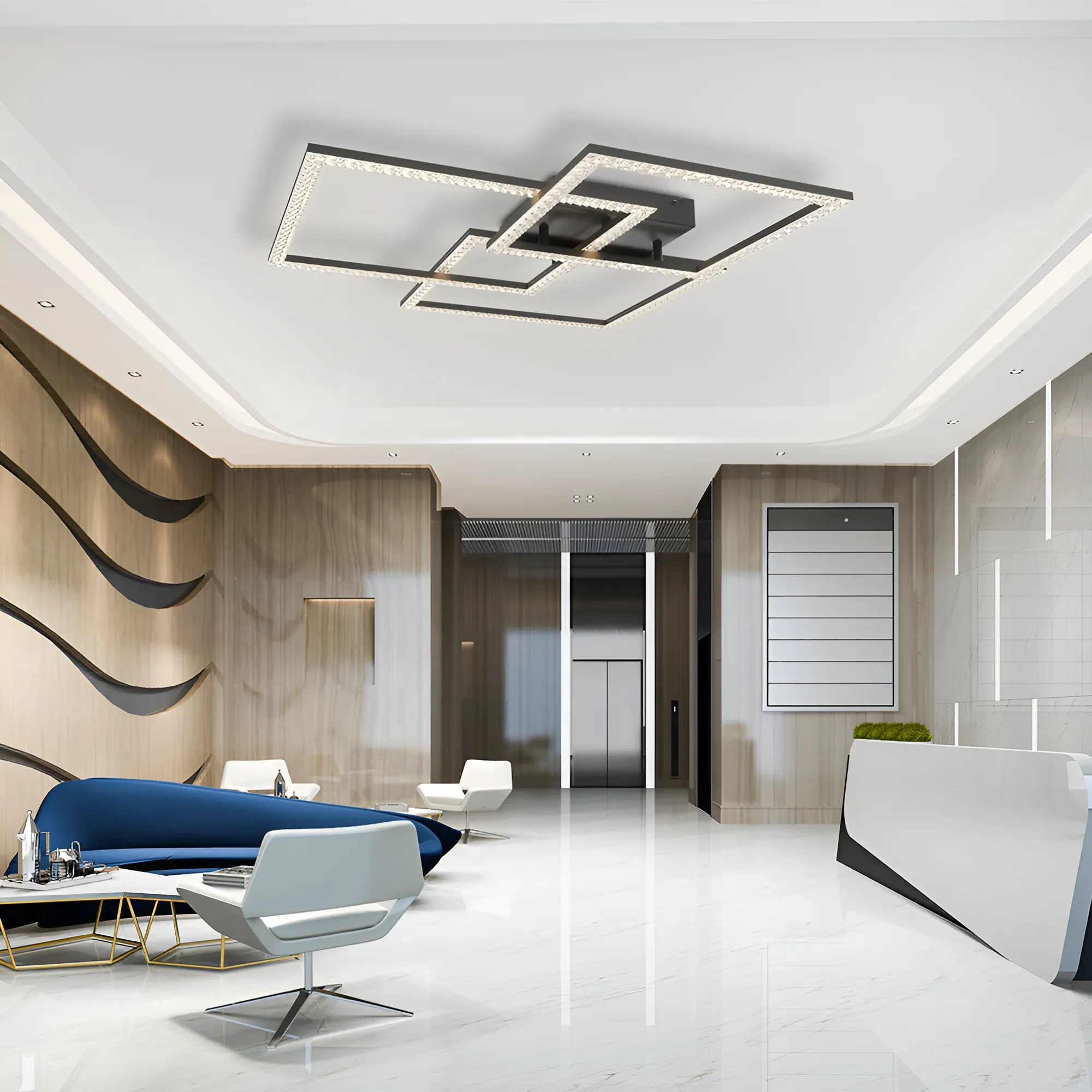 LED PLAFONJERA 80W CRNA 3CCT DIM - Slika 2
