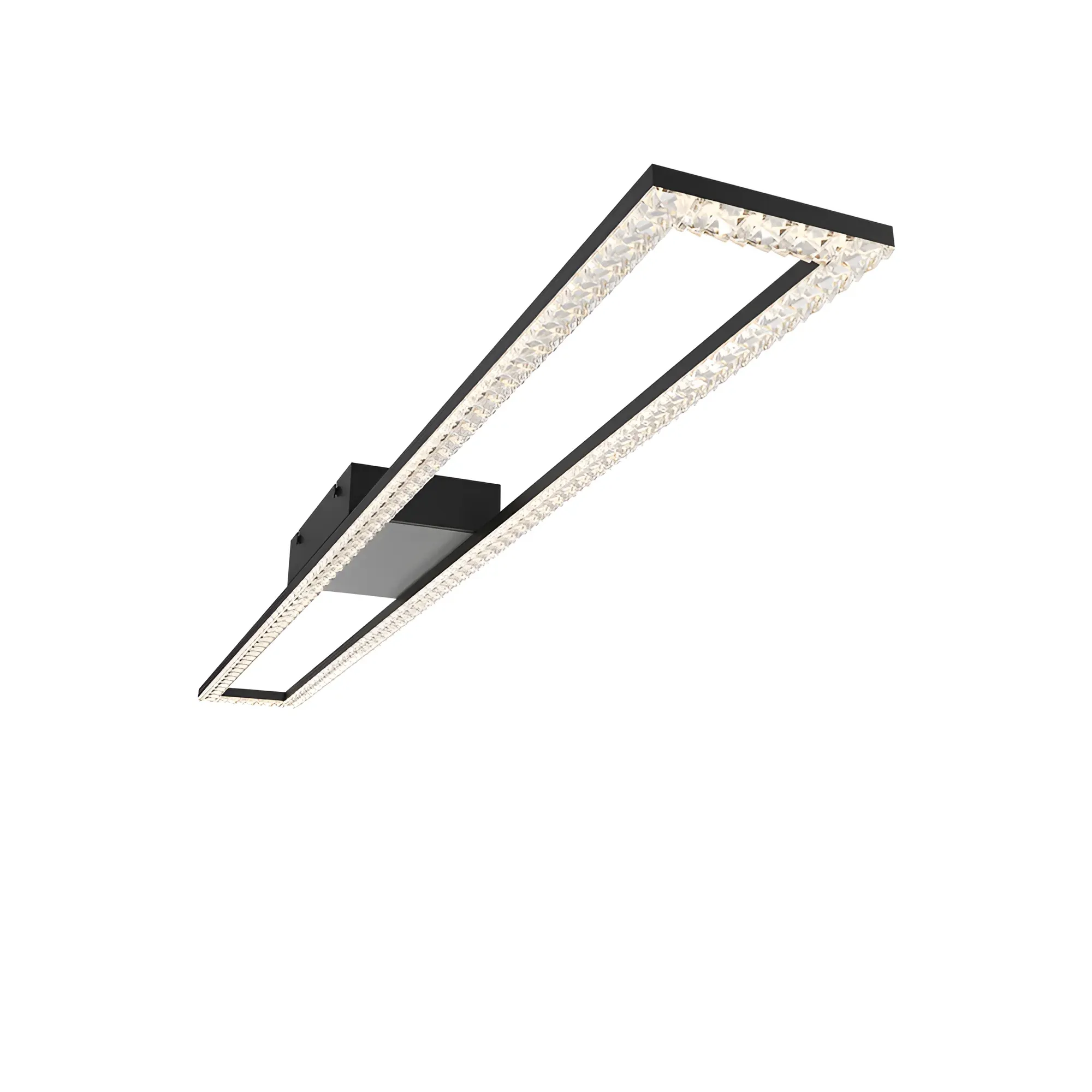 LED PLAFONJERA 40W CRNA 3CCT DIM