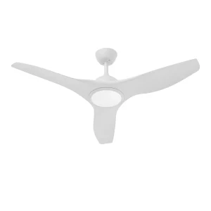 LED PLAFONSKI VENTILATOR 24+35W BELI 3CCT DIM