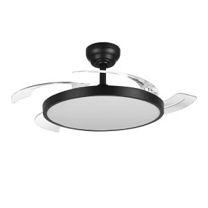 LED PLAFONSKI VENTILATOR 32+30W CRNI 3CCT