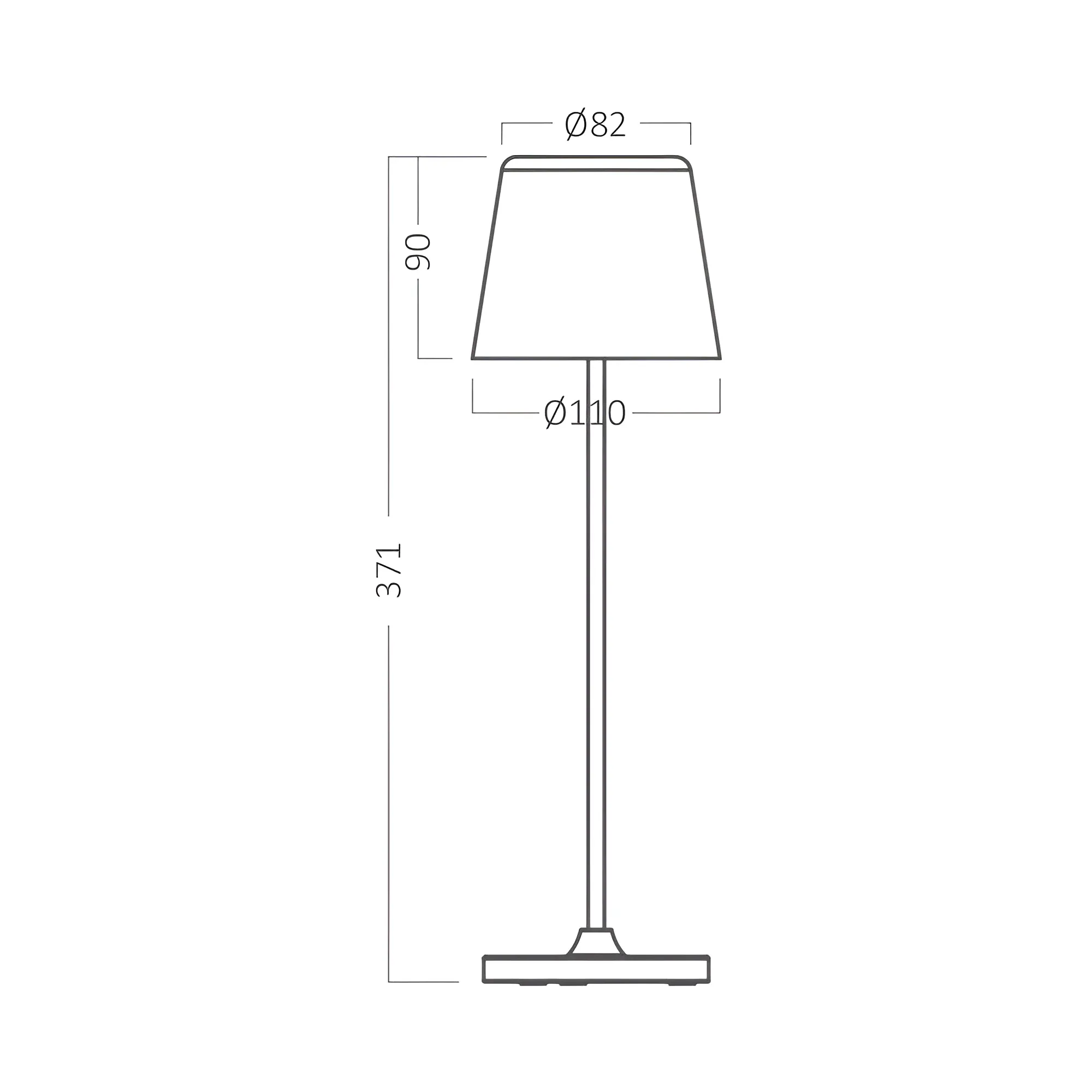 LED PUNJIVA STONA LAMPA BELA 3000K IP44 - Slika 5