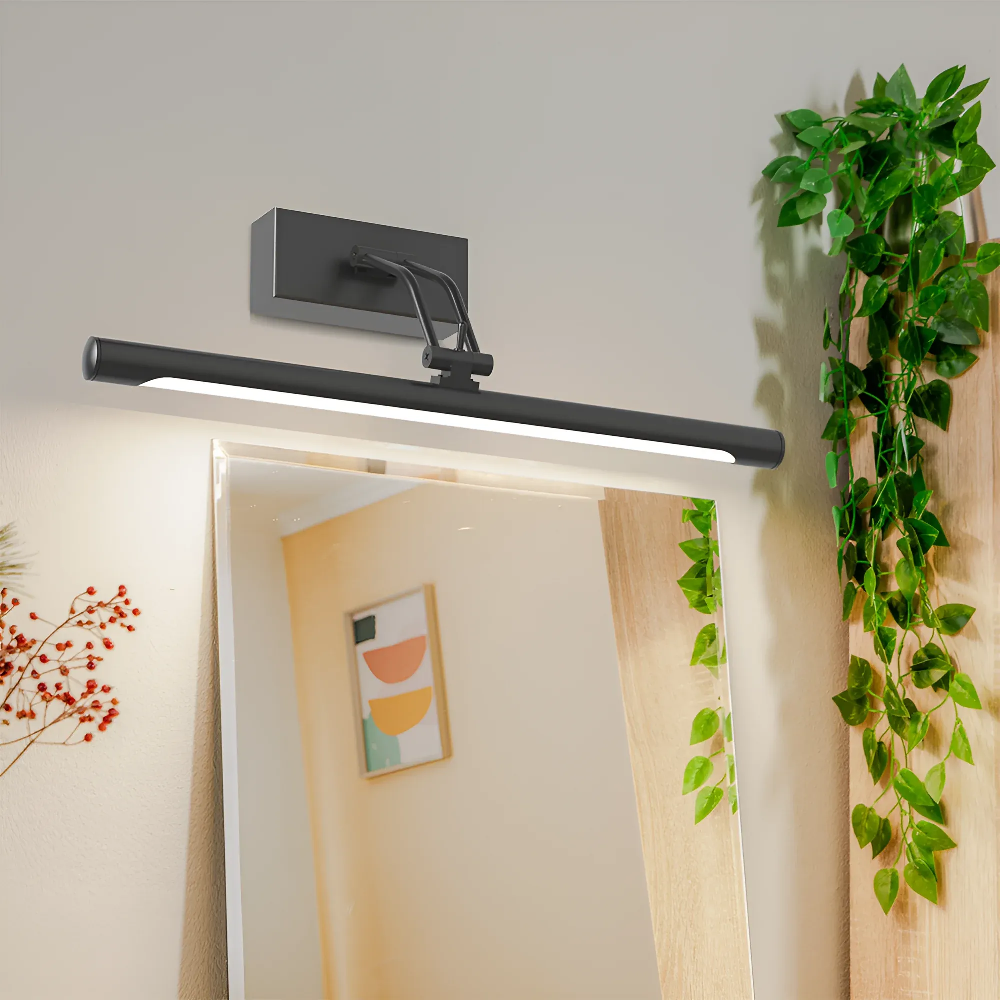 LED LAMPA ZA OGLEDALO 400MM 8W CRNA 3CCT - Slika 2