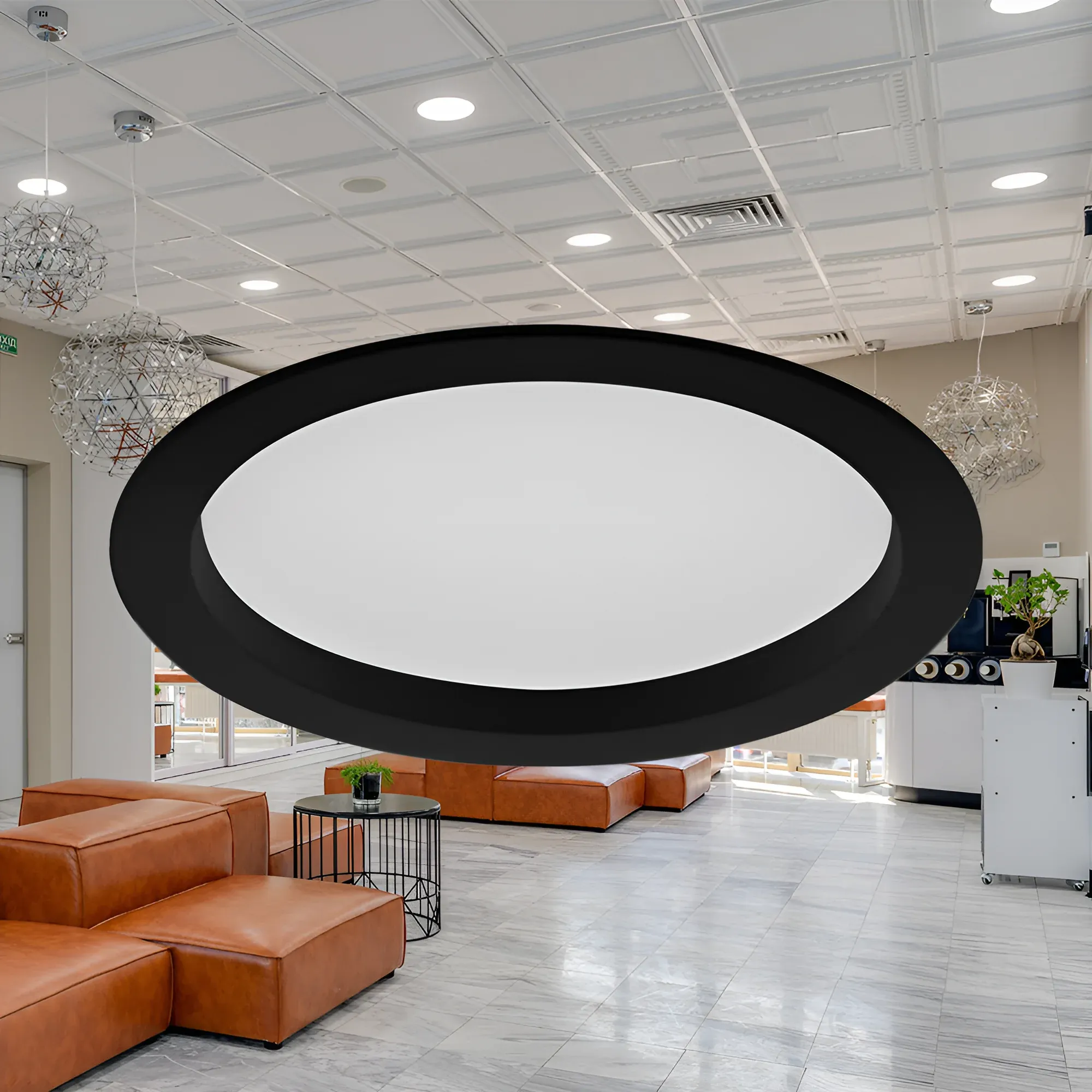 LED DOWNLIGHT 18W CRNI 4000K - Slika 2