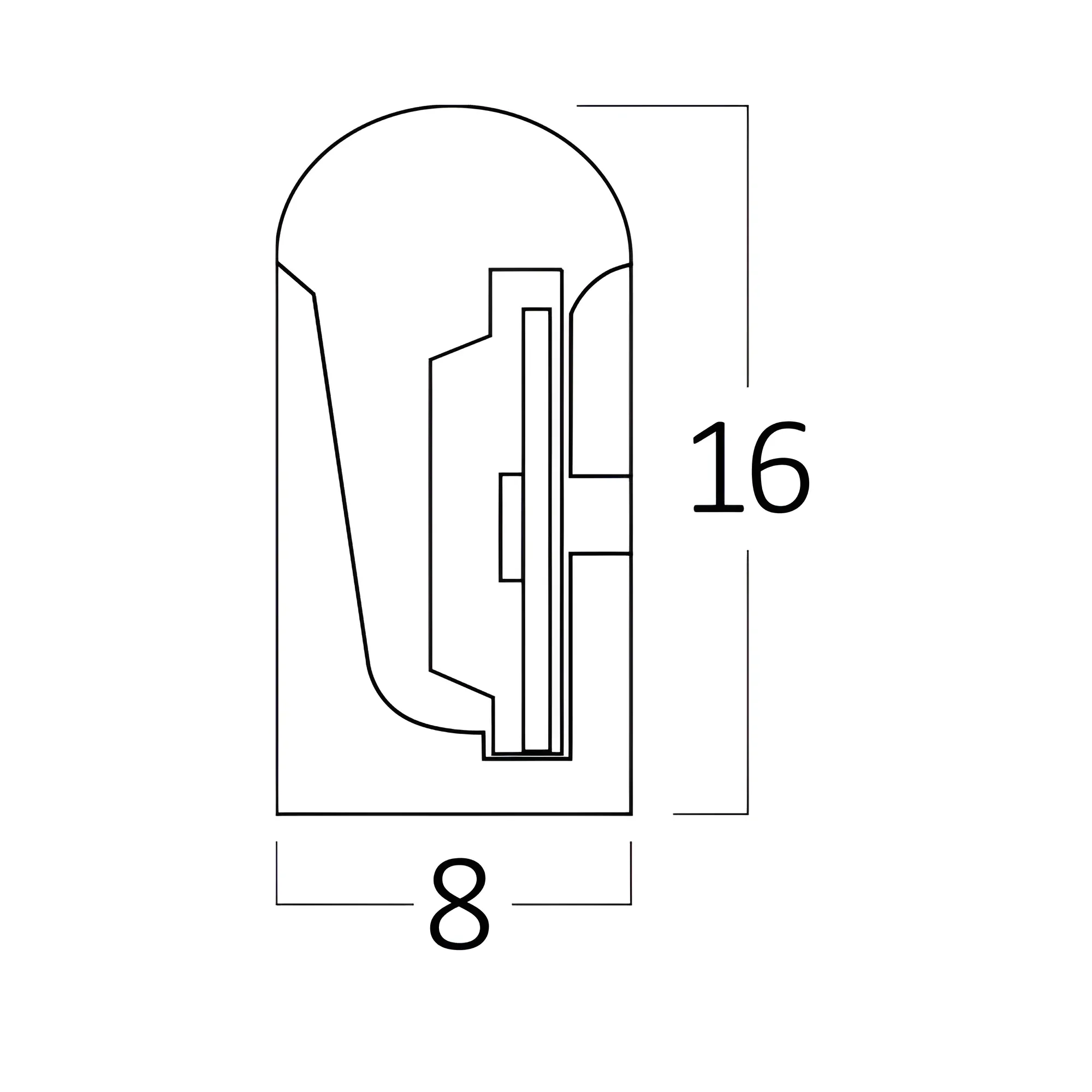 LED NEON TRAKA 8X16 220V PLAVA IP65 - Slika 5