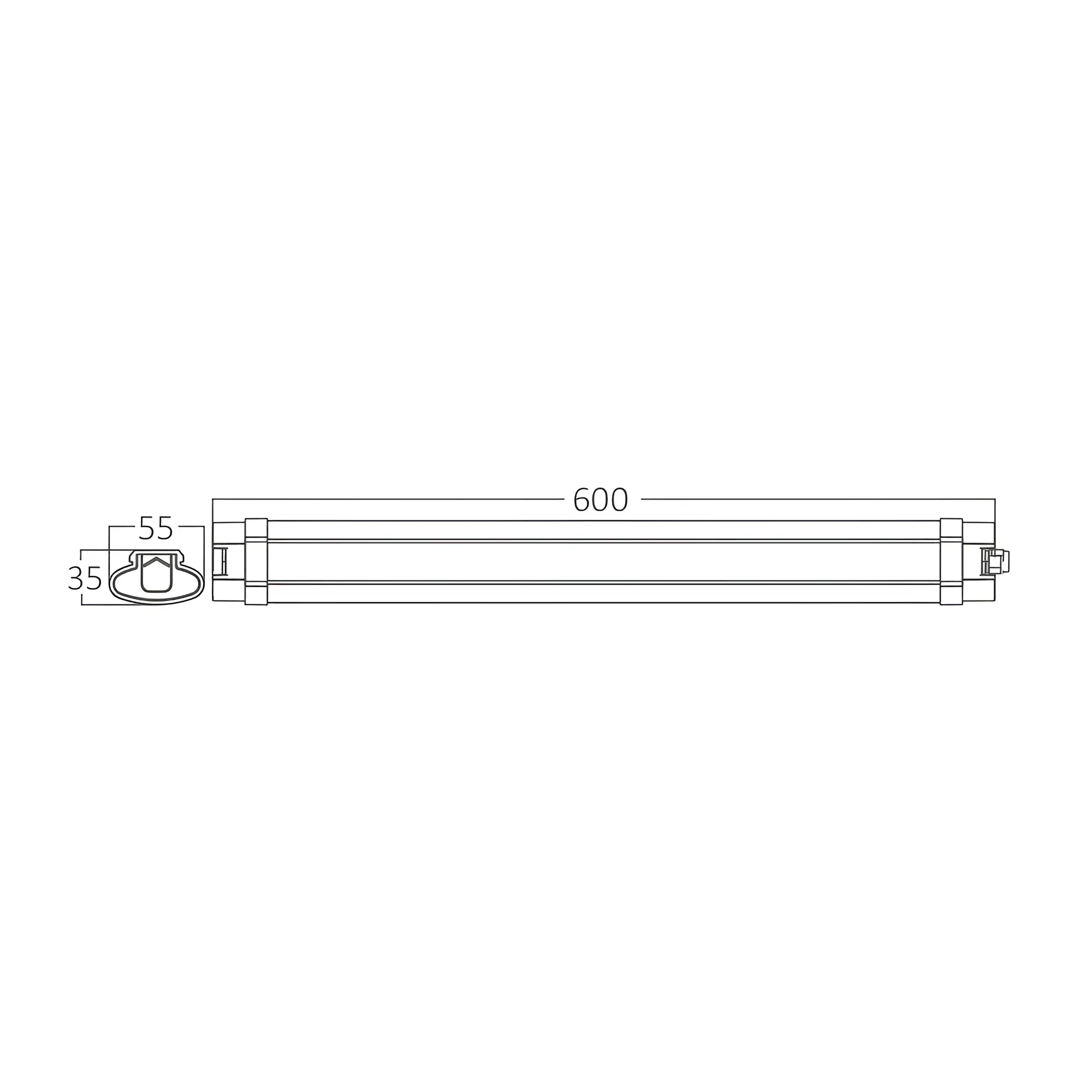 LED VODOOTPORNA SVETILJKA 18W 3000K IP65 - Slika 3
