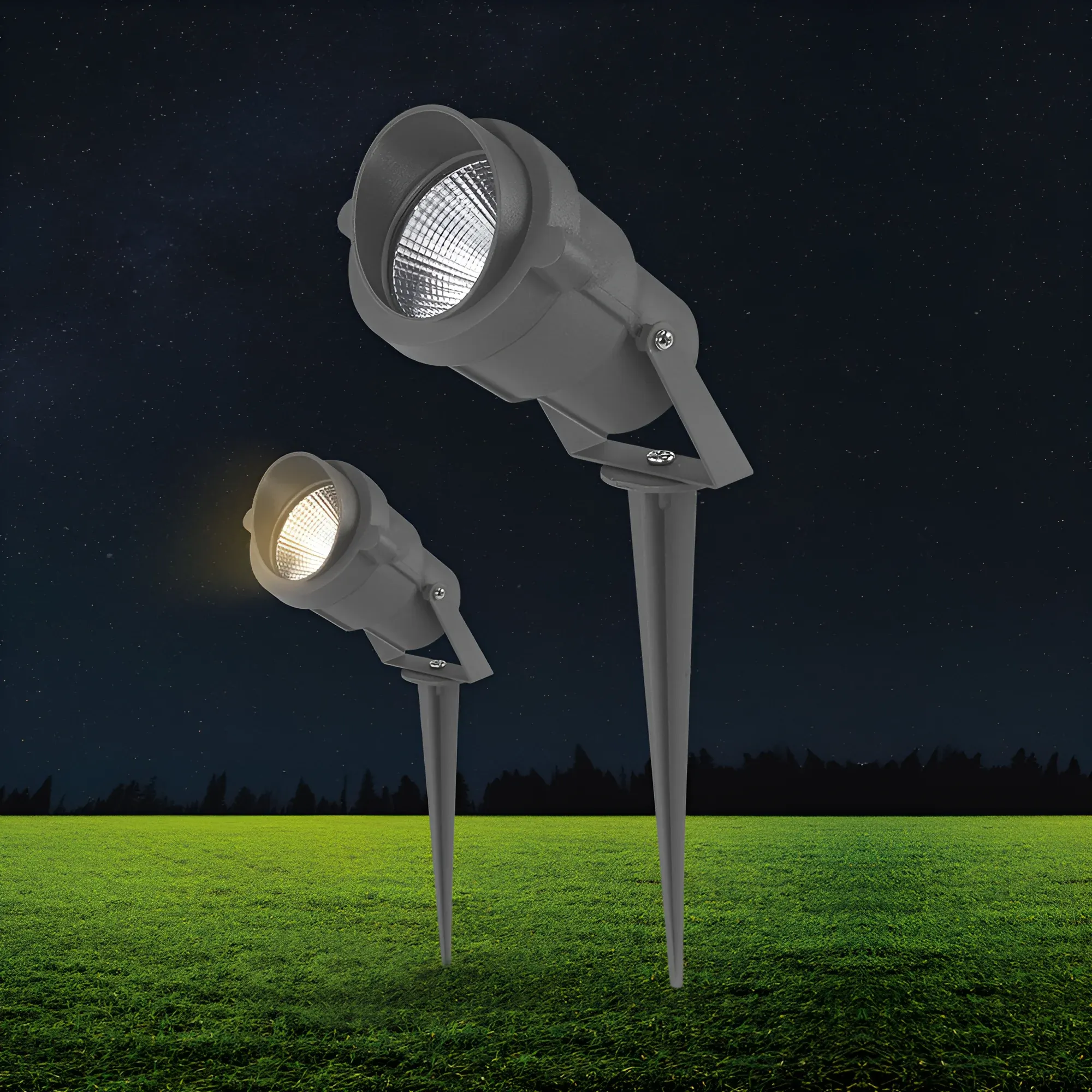 LED UBODNA SVETILJKA 9W SIVA 6500K IP65 - Slika 2