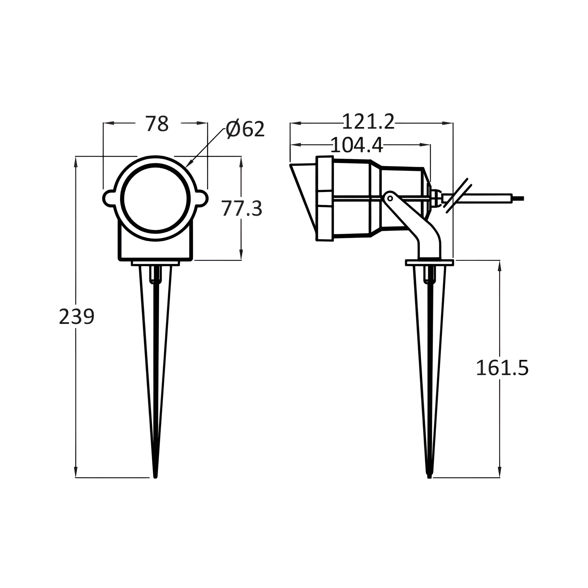 LED UBODNA SVETILJKA 9W SIVA 6500K IP65 - Slika 4
