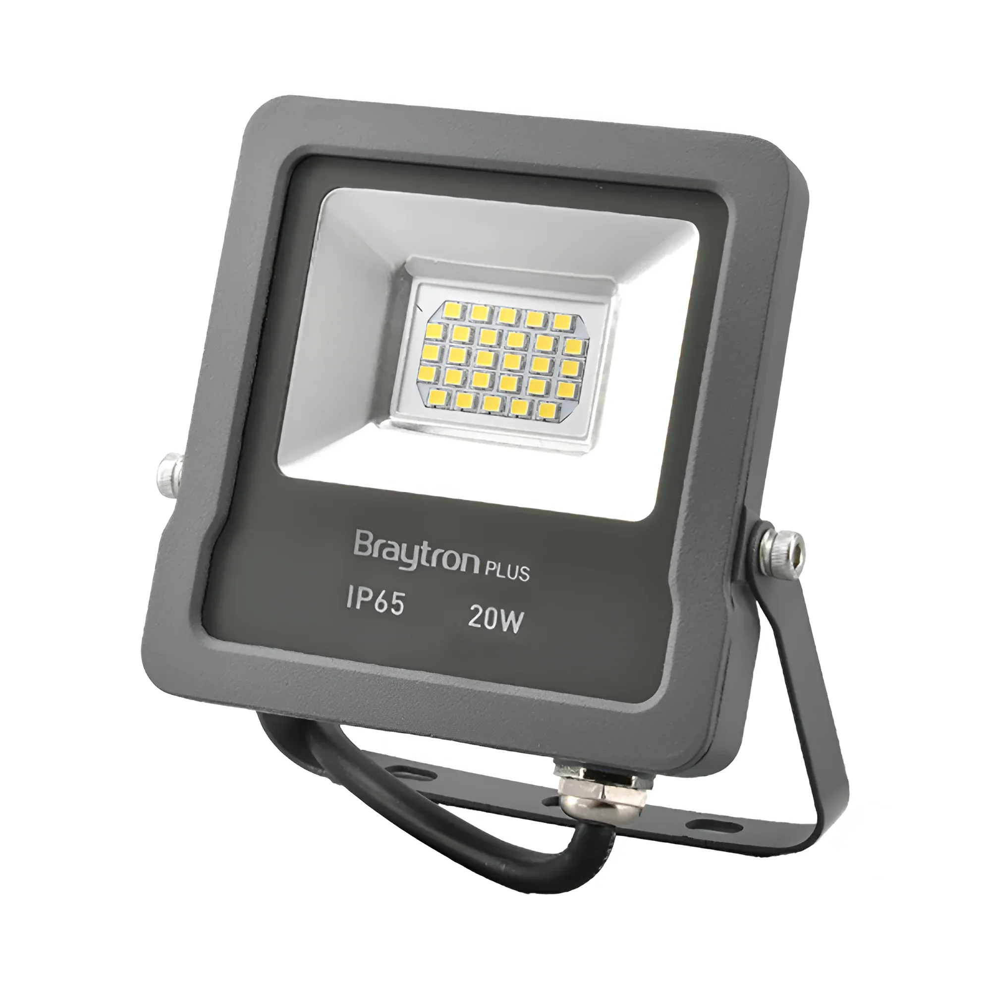 LED REFLEKTOR 20W SIVI 3000K IP65