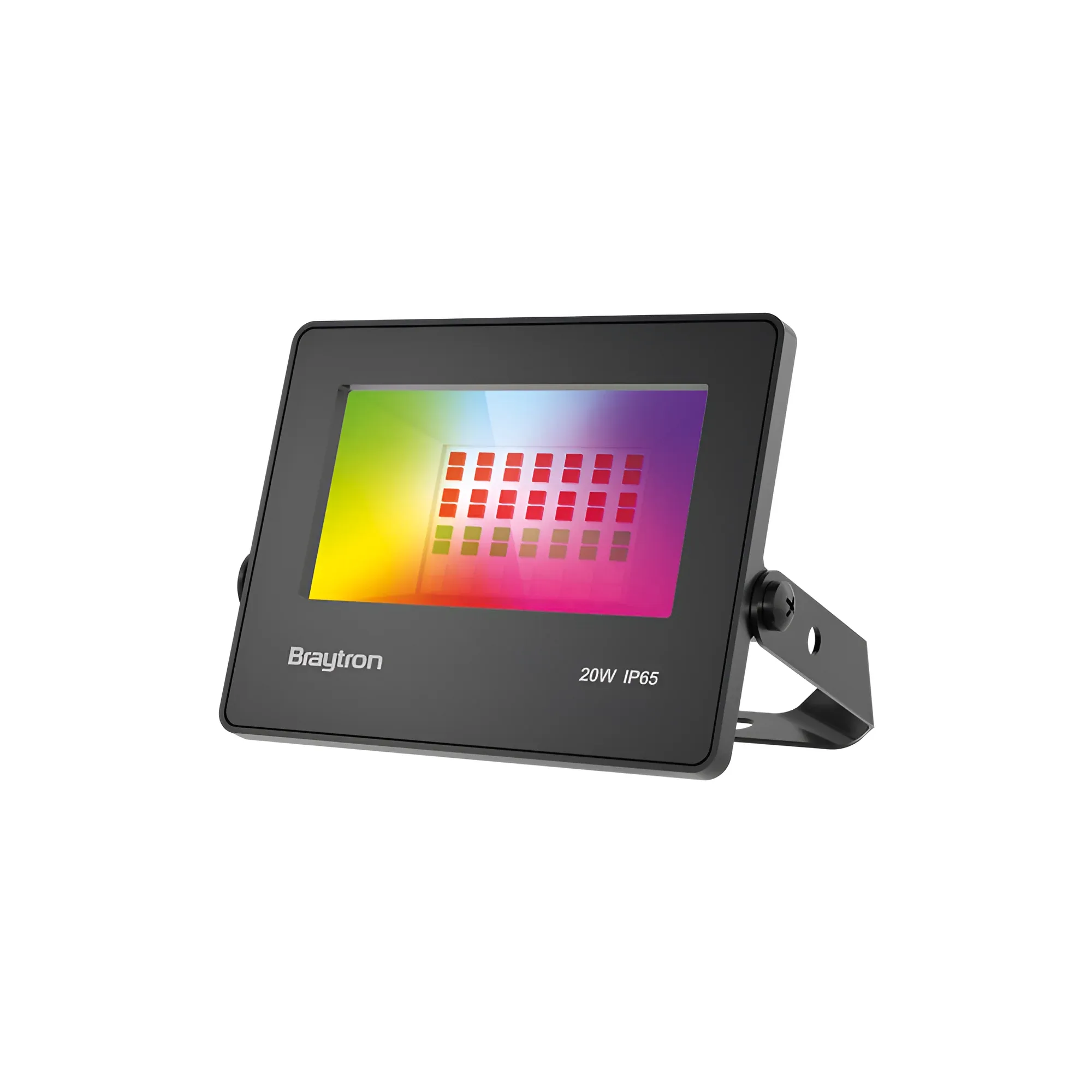 LED REFLEKTOR 20W CRNI RGB IP65