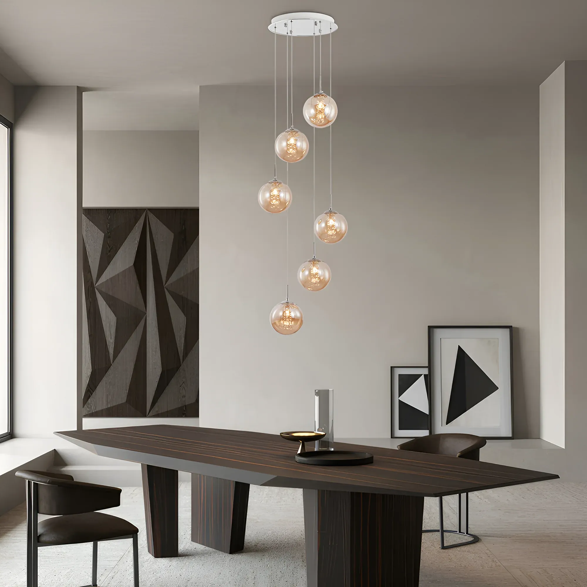 VISILICA 6-GLAVA G9 AMBER - Slika 2