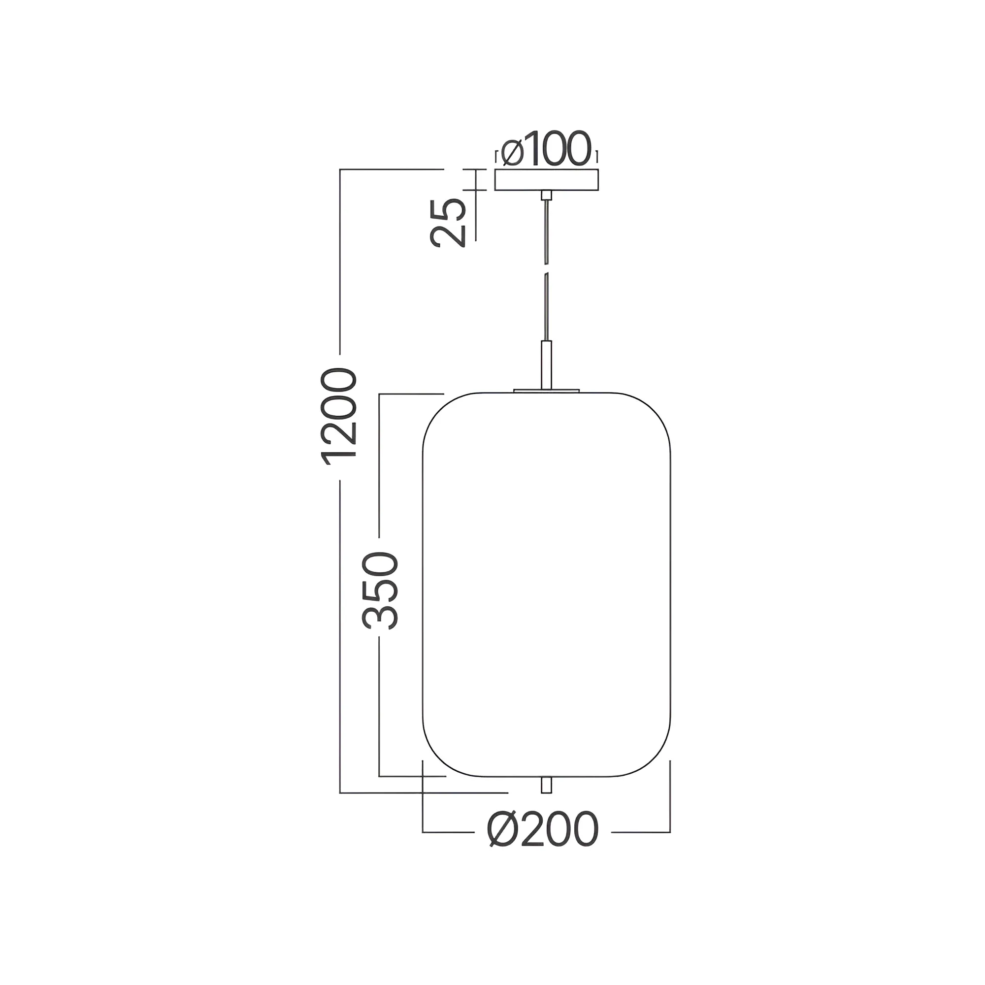 VISILICA E27 OPAL/CRNA - Slika 4
