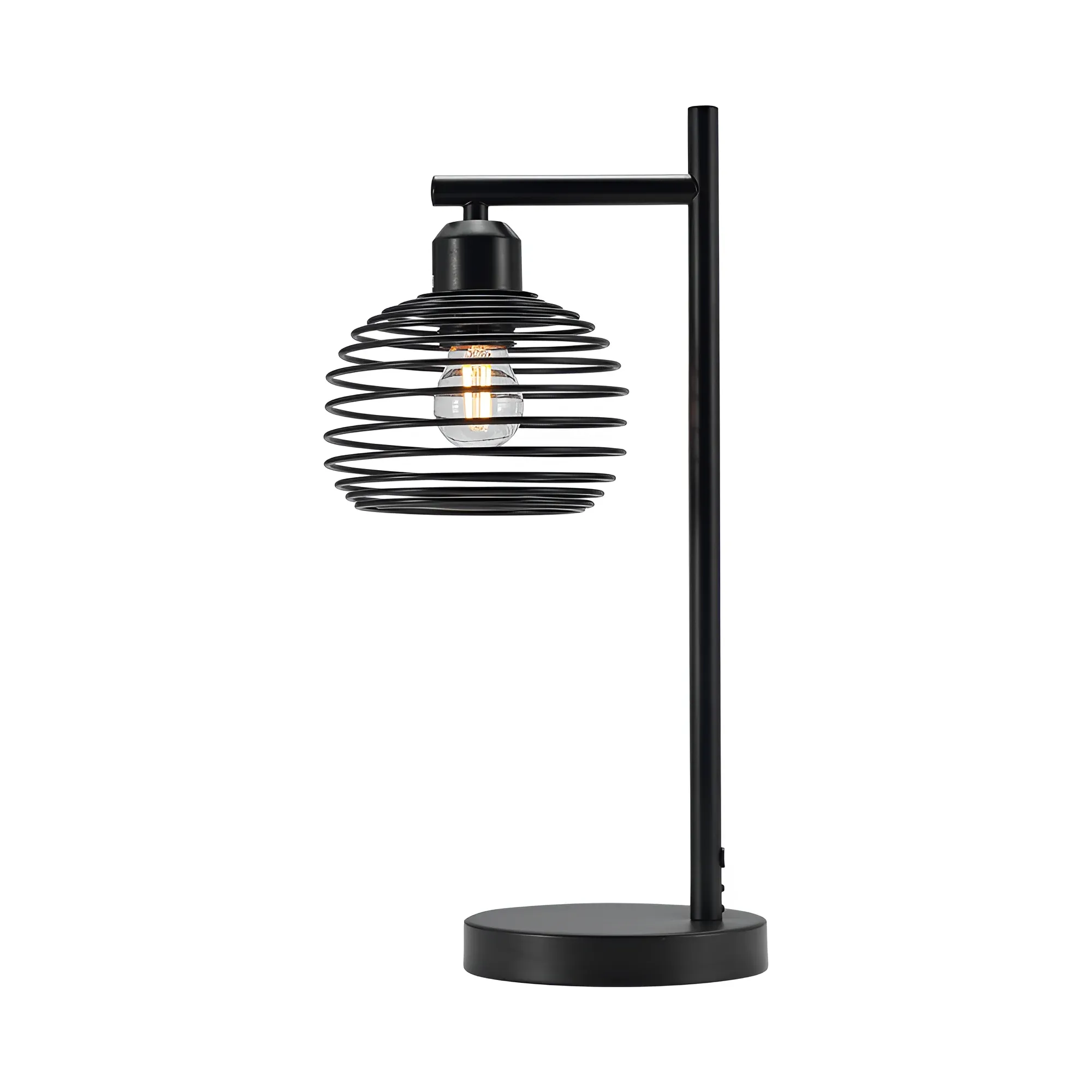 STONA LAMPA E27 CRNA