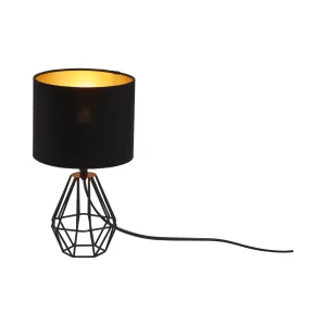 STONA LAMPA E14 CRNA