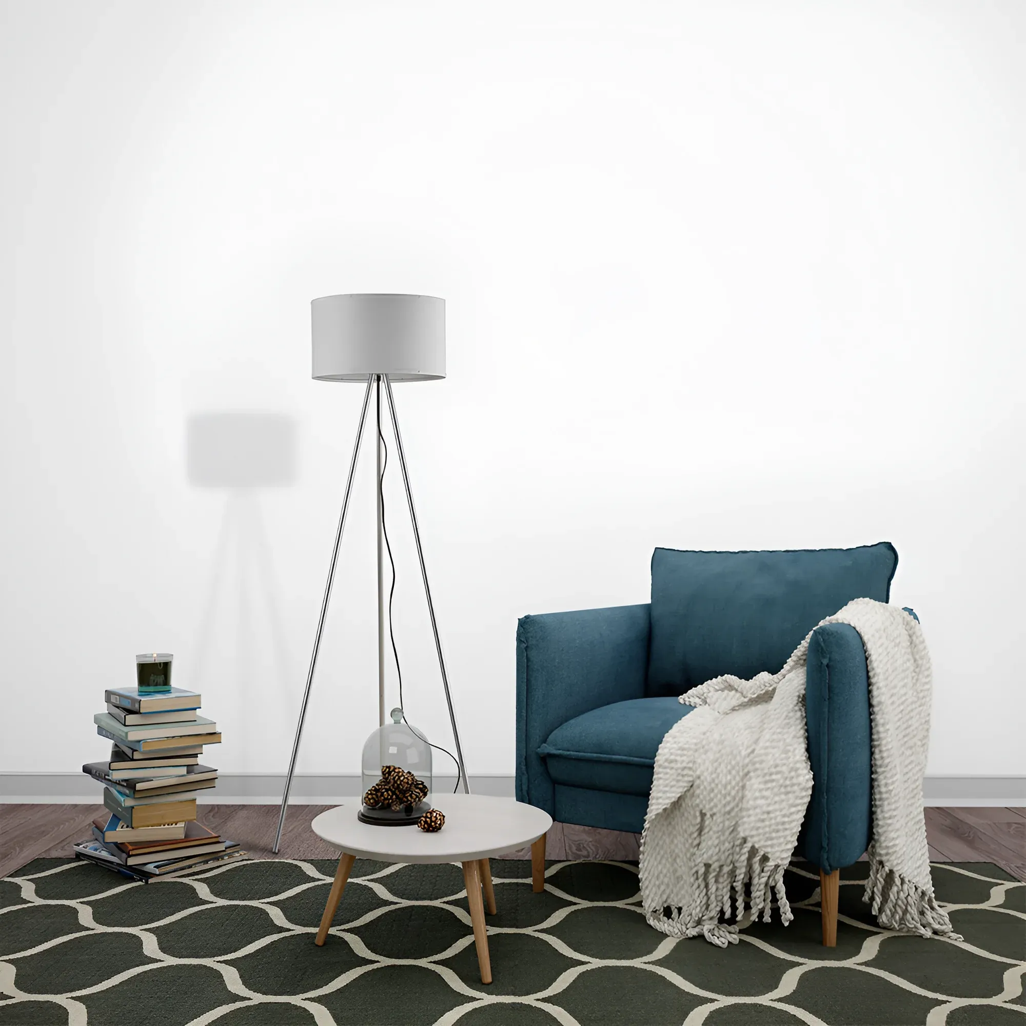 PODNA LAMPA E27 BELA - Slika 2