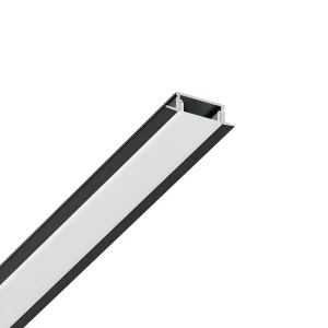 ALUMINIJUMSKI UGRADNI LED PROFIL RC1707 2M CRNI