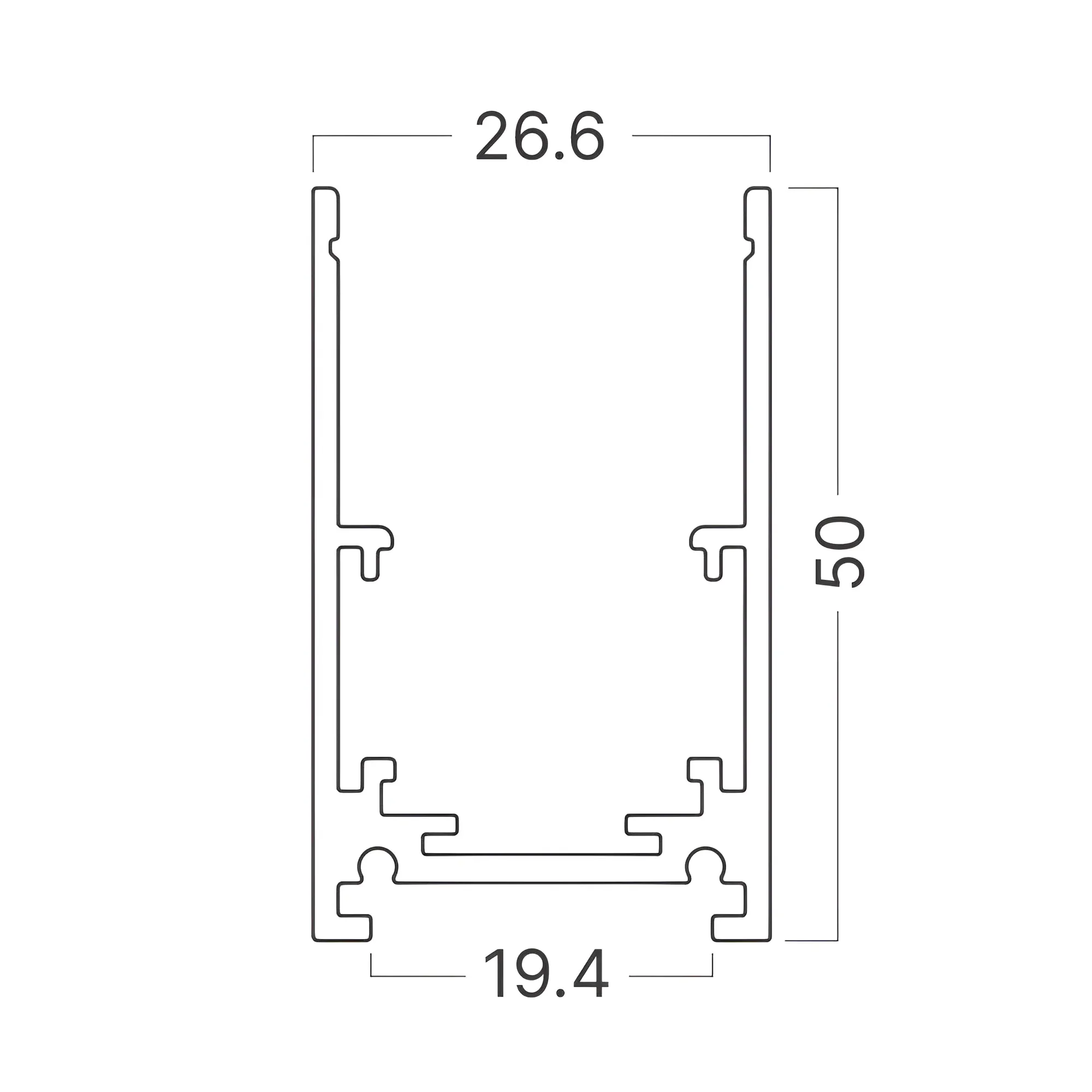 MAGNETNA SINA NADGRADNA 2M CRNA 48VDC - Slika 3