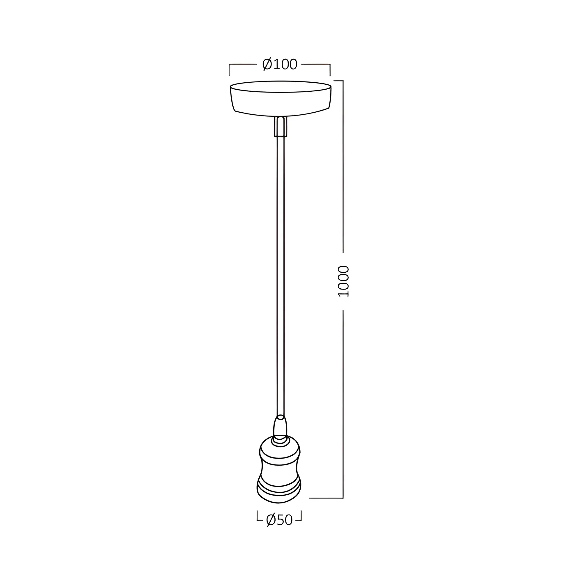 VISECE GRLO E27 1M - Slika 4