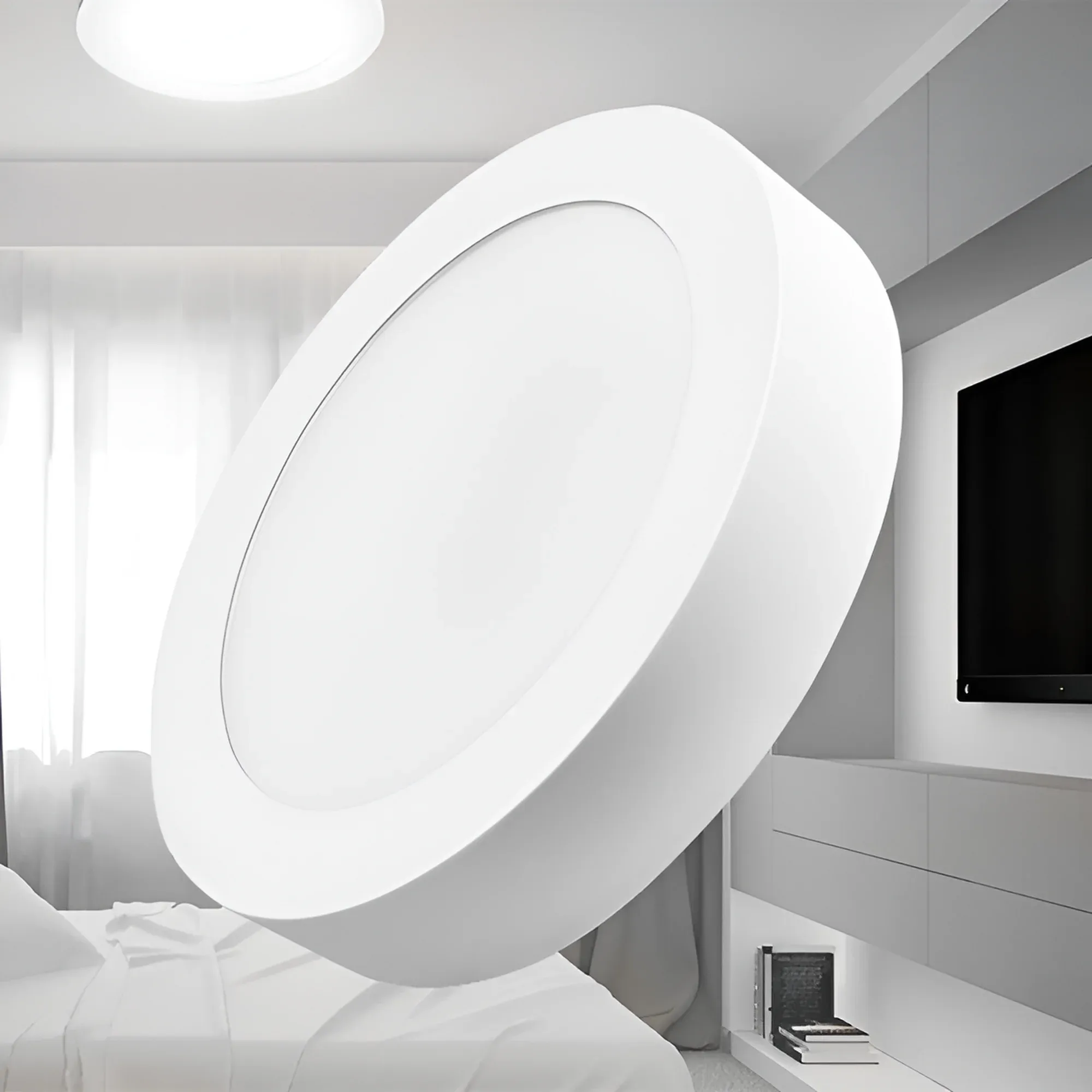 LED PANEL NADGRADNI OKRUGLI 6W BELI 4000K - Slika 2