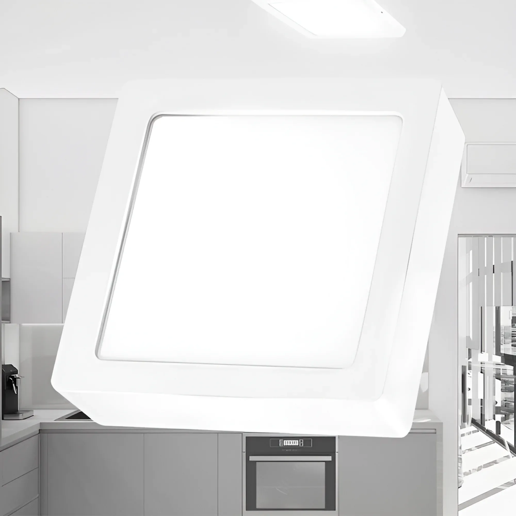 LED PANEL NADGRADNI KVADRATNI 6W BELI 6500K - Slika 2